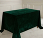 REVERSE Nappe en velours vert