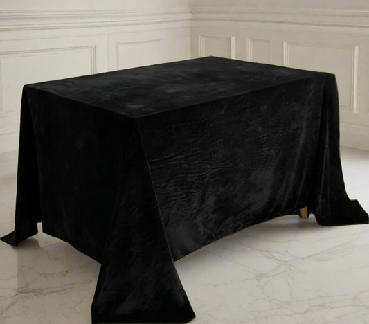 REVERSE Nappe en velours noir